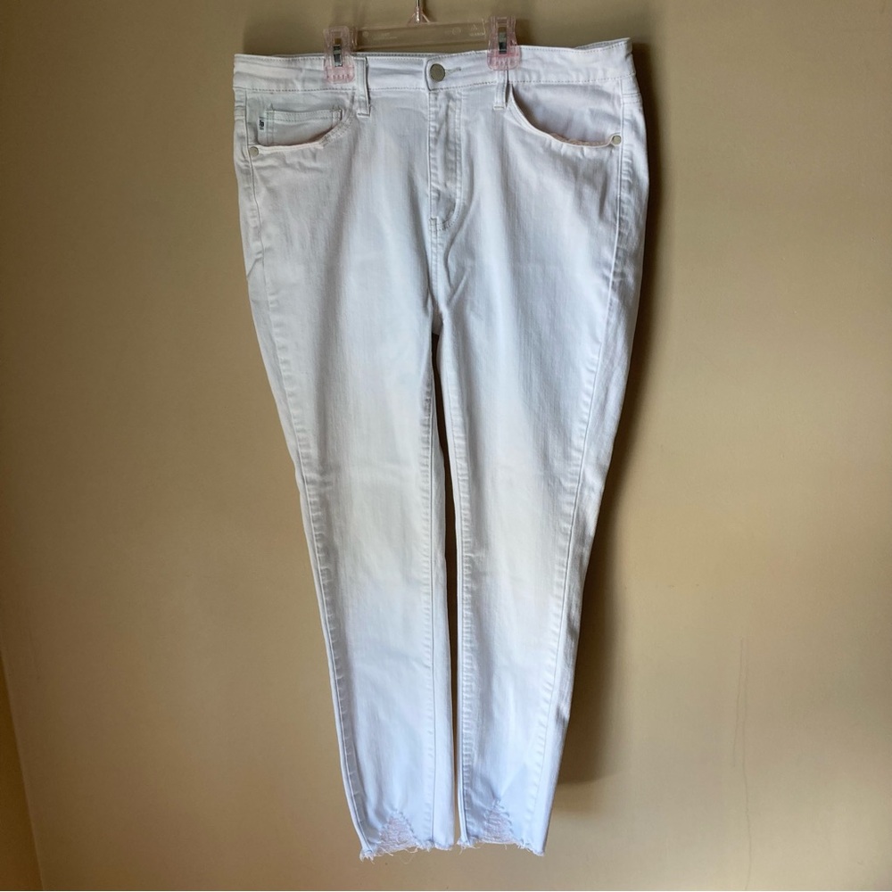 Judy Blue Skinny Fit White Jeans